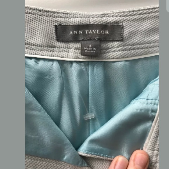 Ann Taylor Women’s Wide Leg Textured Dress Pants 2 - Picture 6 of 8